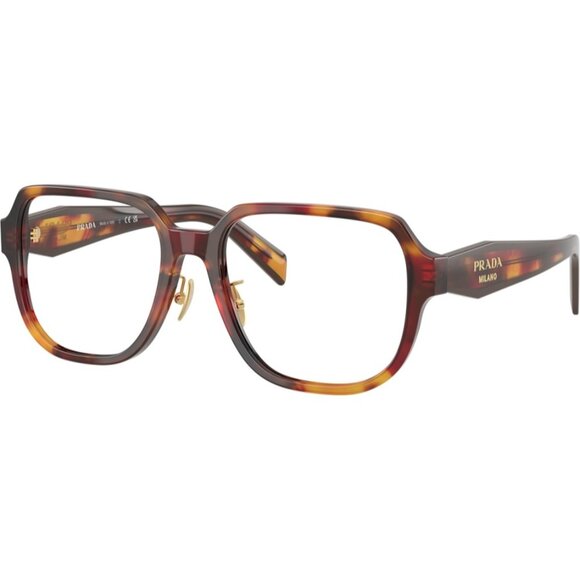 NEW PRADA HAVANA EYEGLASSES EYEWEAR - Picture 1 of 3
